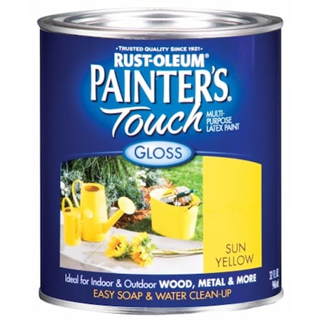 1 Quart Sun Yellow Painters Touch Multi-Purpose Paint 1945-502